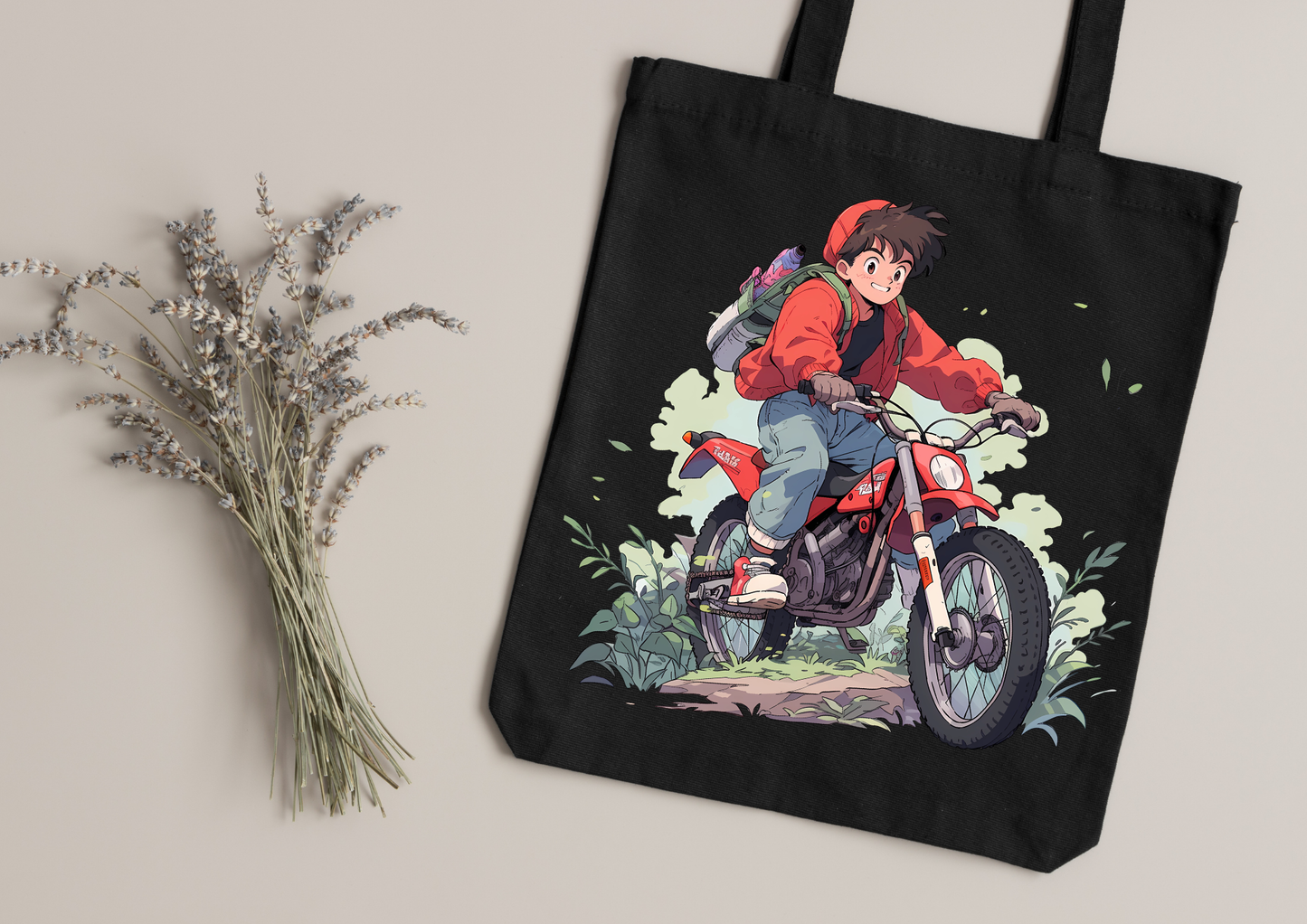 Tote Bag Retro Anime Nostalgia – 61 modèles au choix – Noir ou Blanc