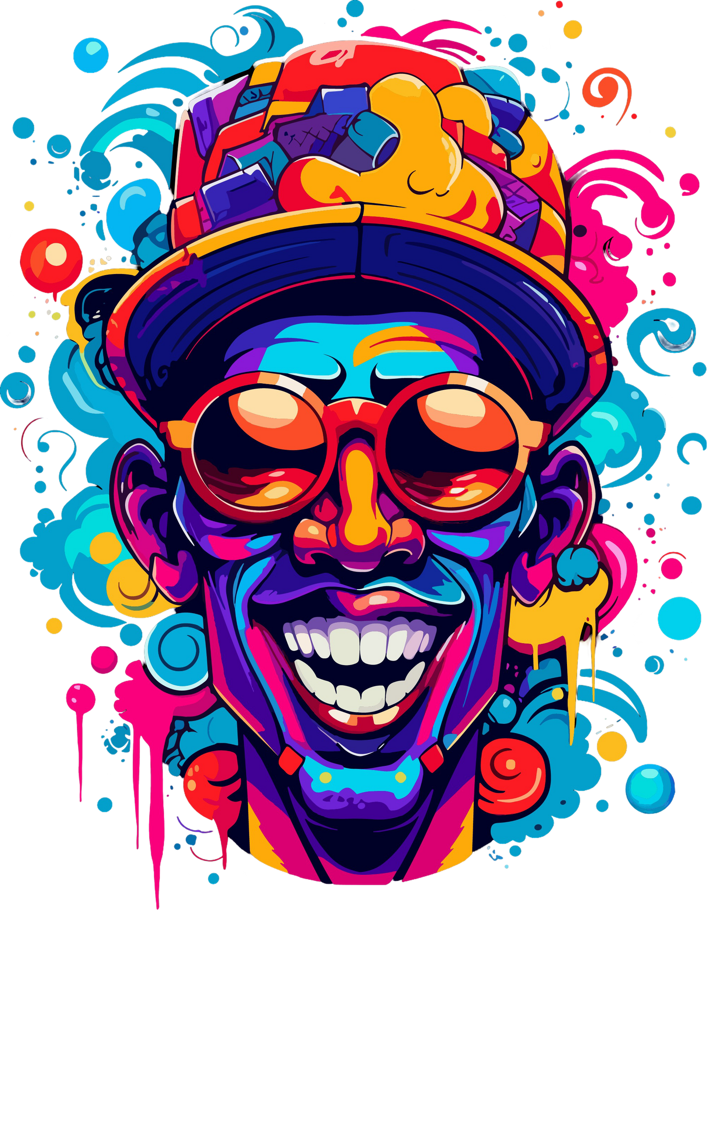 Psychedelic Designs – Fichier PNG Haute Qualité – 100 modèles au choix