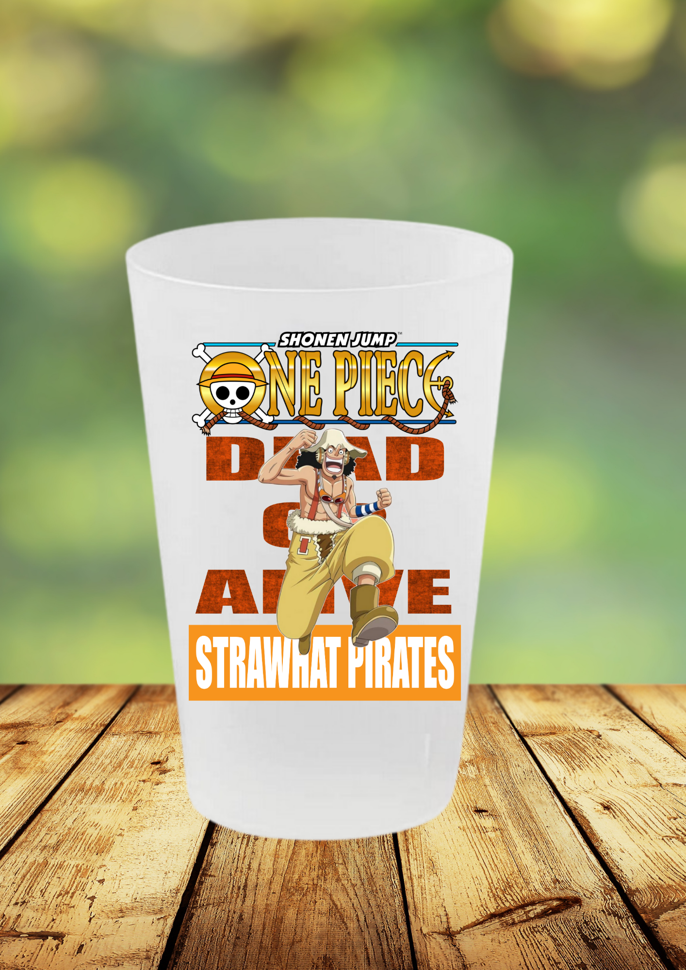 Gobelet One Piece – Impression DTF UV – 136 modèles au choix