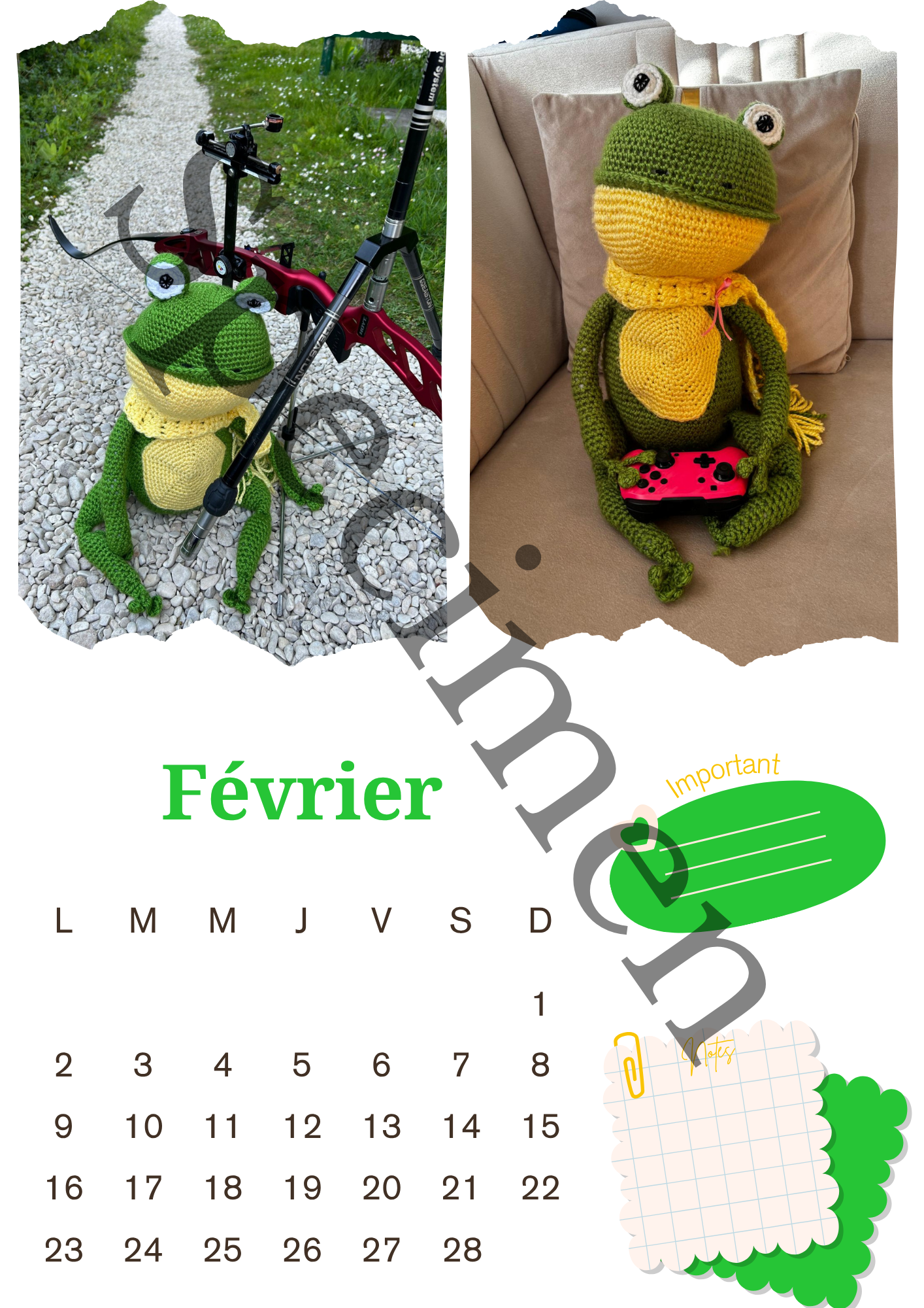 🗓️ Calendrier 2026 “Dame Aline” – L’année pleine d’humour et de bonne humeur !