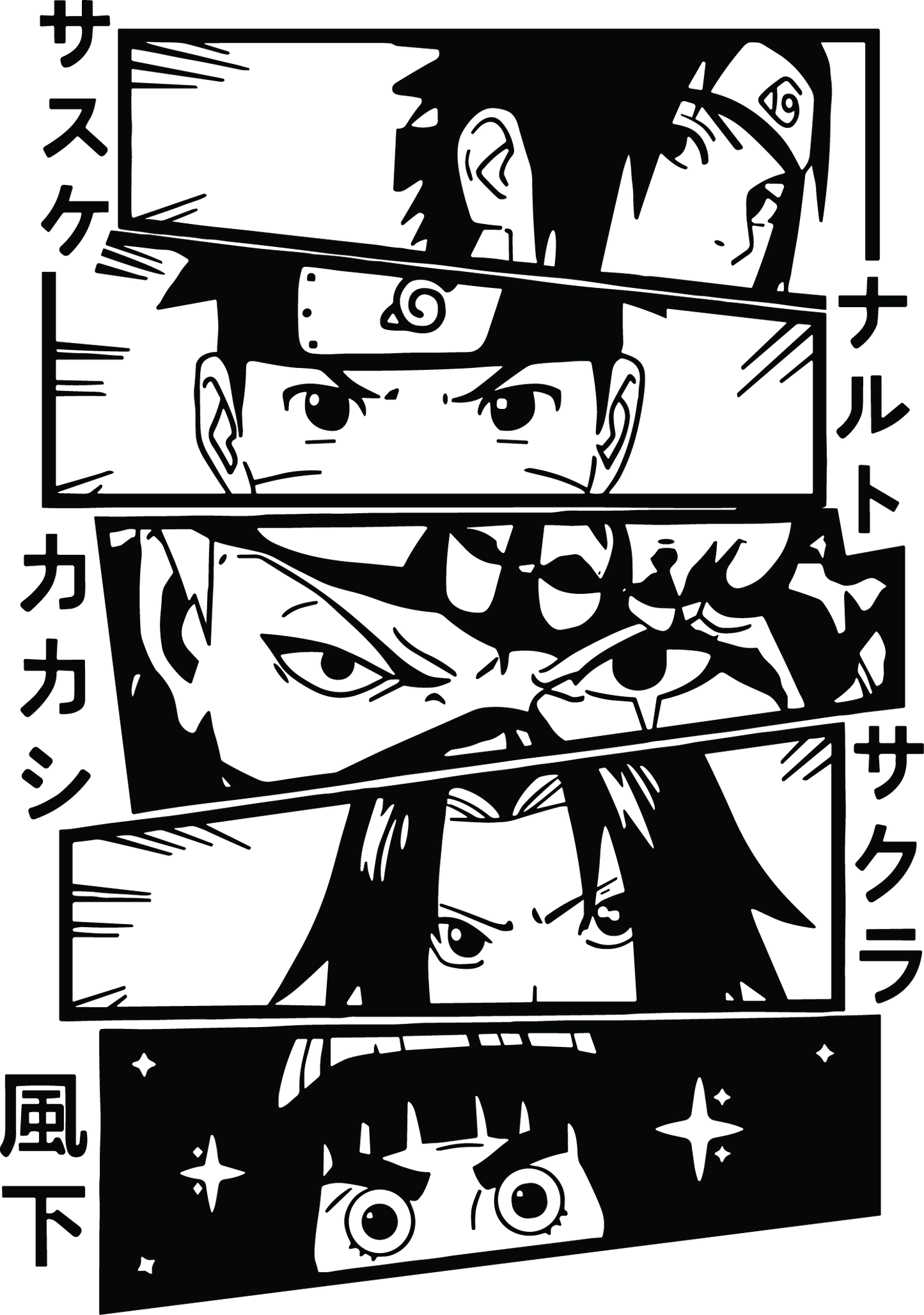 Fichiers PNG Naruto – 124 modèles au choix
