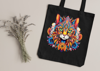 Tote Bag Psychedelic Designs – 100 modèles au choix – Noir ou Blanc