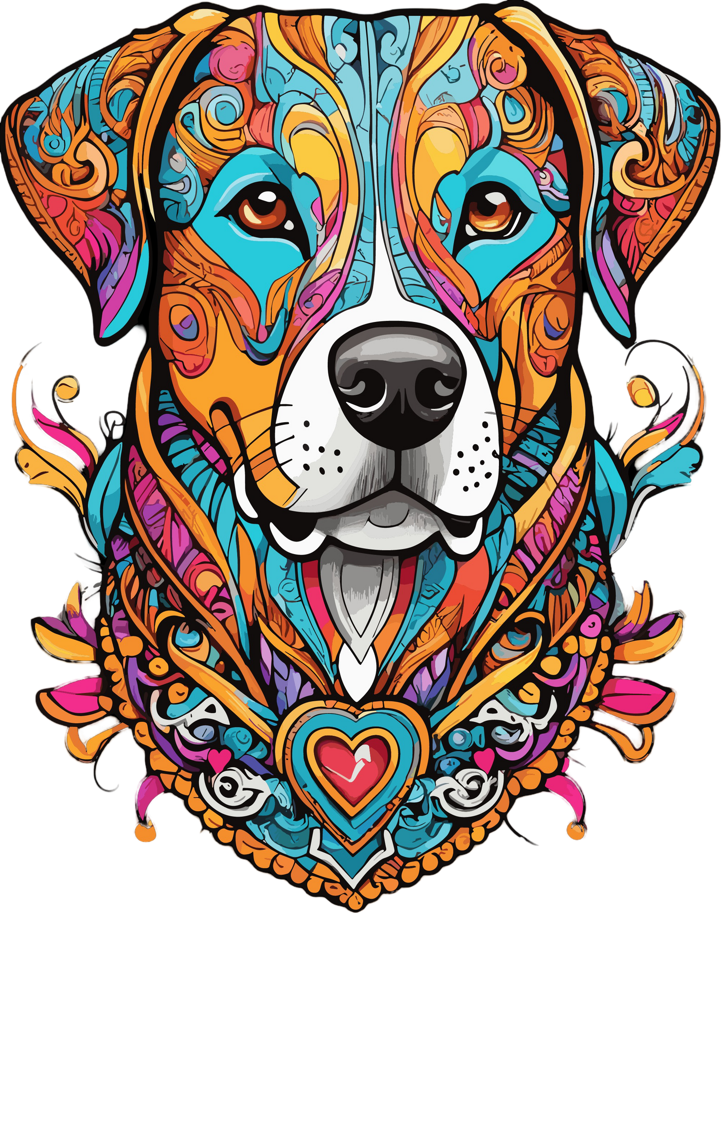 Psychedelic Designs – Fichier PNG Haute Qualité – 100 modèles au choix