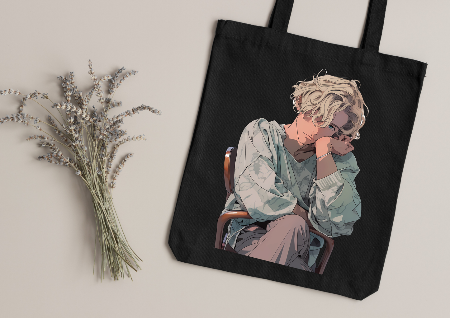 Tote Bag Retro Anime Nostalgia – 61 modèles au choix – Noir ou Blanc
