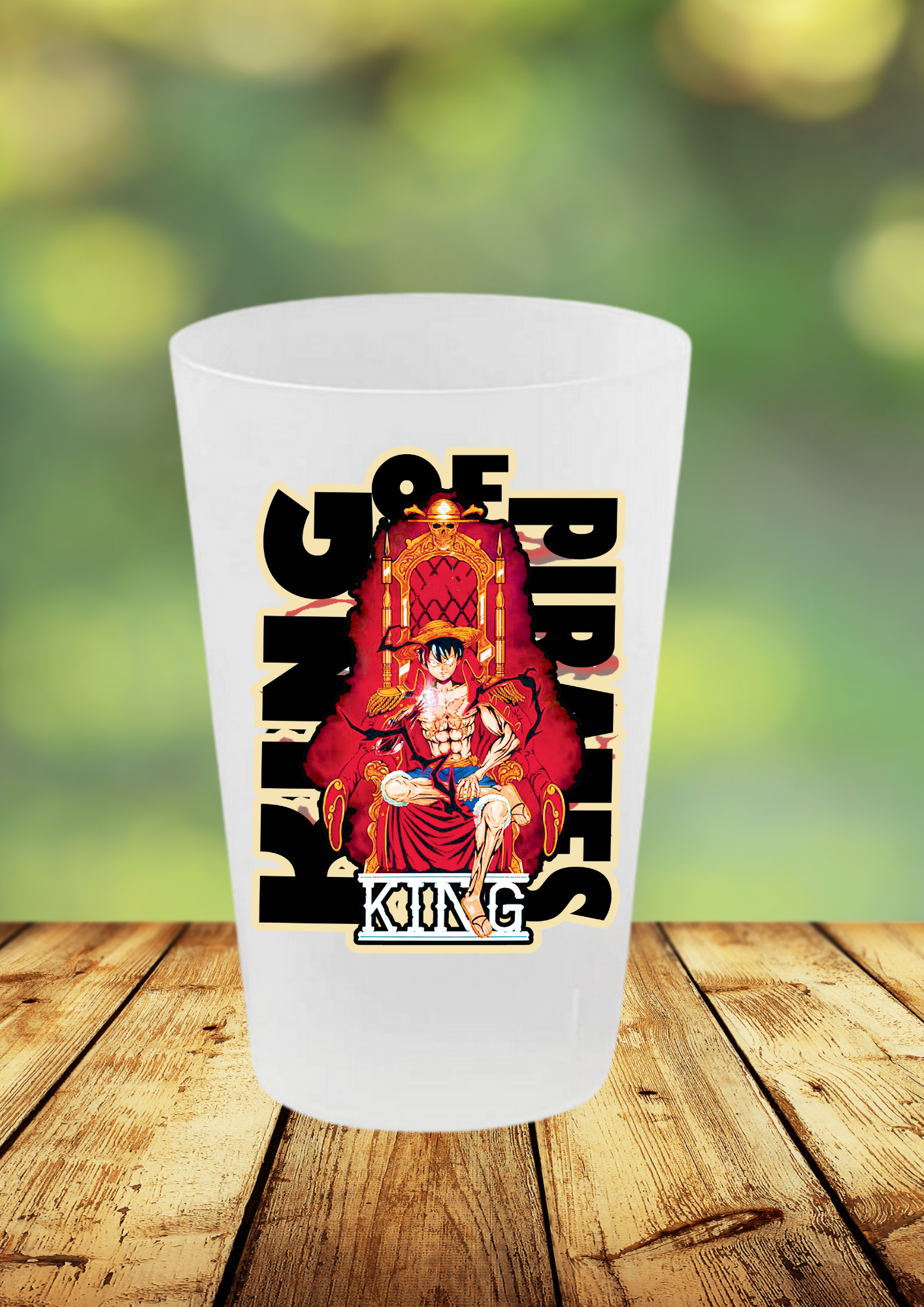 Gobelet One Piece – Impression DTF UV – 136 modèles au choix