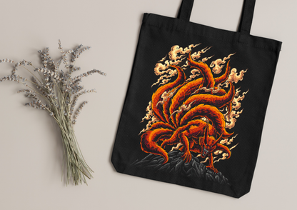 Tote Bag Anime – 104 modèles au choix – Noir