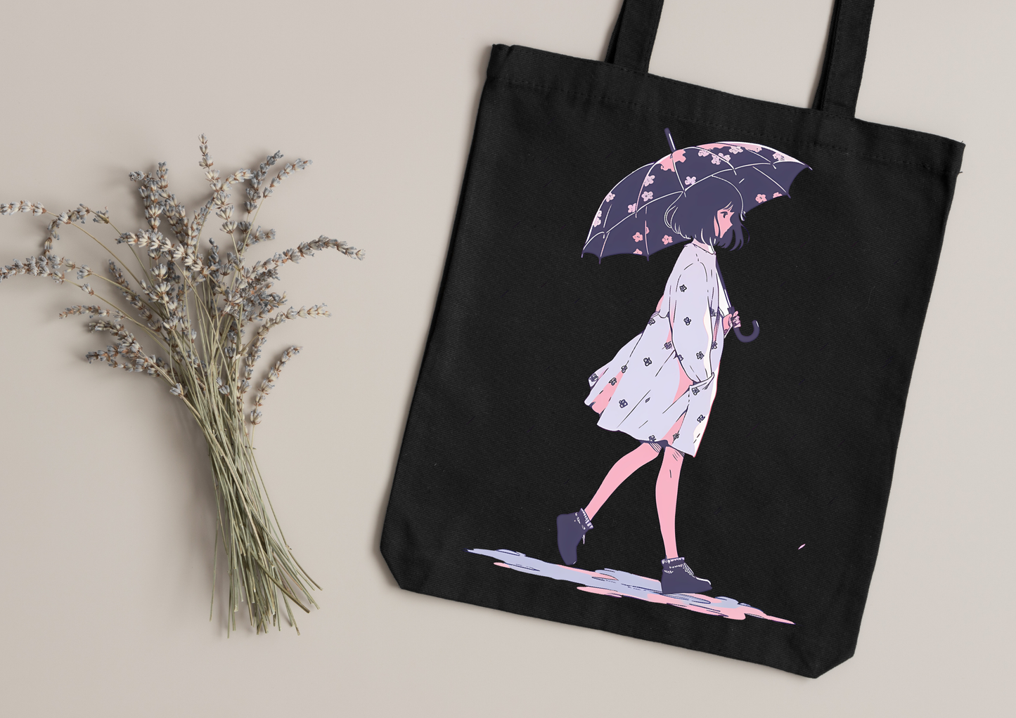 Tote Bag Retro Anime Nostalgia – 61 modèles au choix – Noir ou Blanc