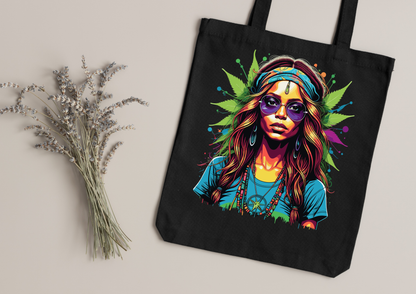 Tote Bag Psychedelic Designs – 100 modèles au choix – Noir ou Blanc