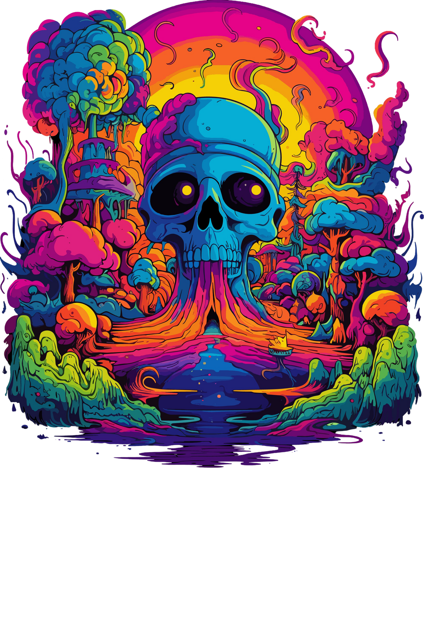 Psychedelic Designs – Fichier PNG Haute Qualité – 100 modèles au choix