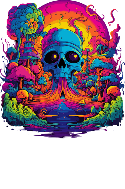 Psychedelic Designs – Fichier PNG Haute Qualité – 100 modèles au choix