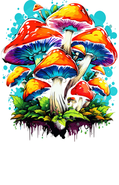 Psychedelic Designs – Fichier PNG Haute Qualité – 100 modèles au choix