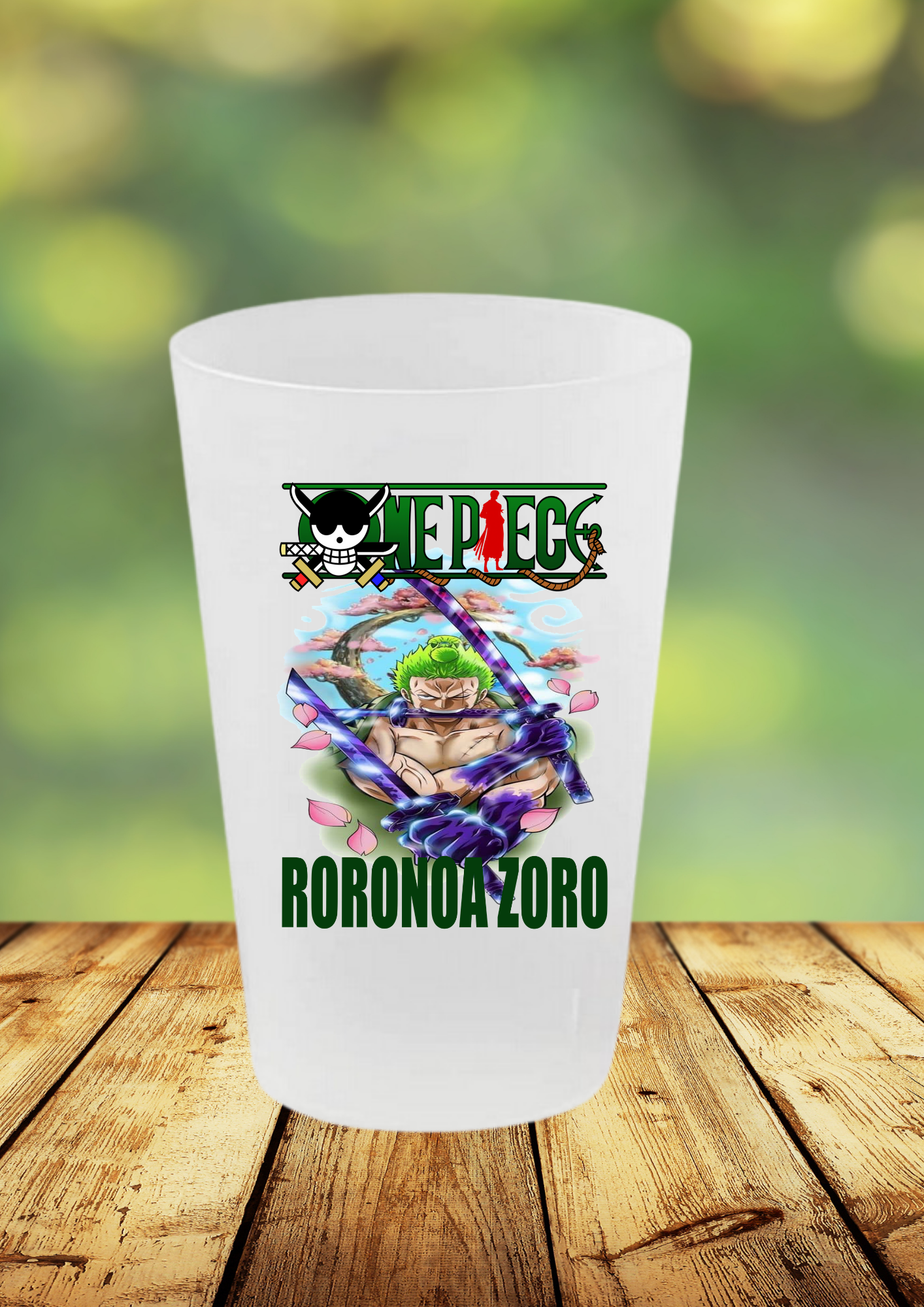 Gobelet One Piece – Impression DTF UV – 136 modèles au choix