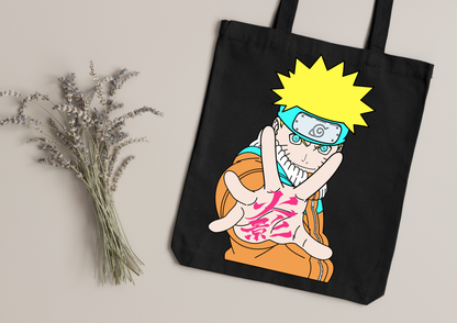 Tote Bag Anime – 104 modèles au choix – Noir
