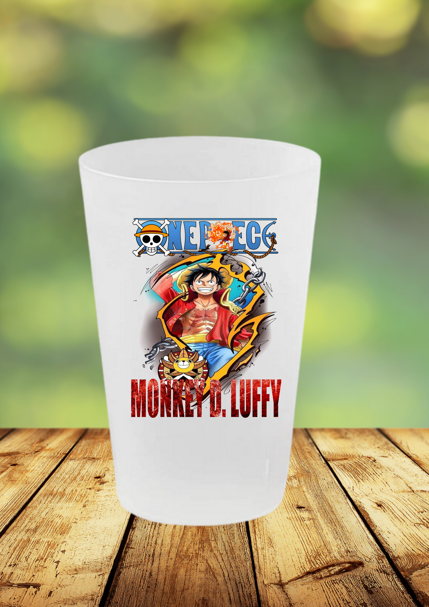 Gobelet One Piece – Impression DTF UV – 136 modèles au choix