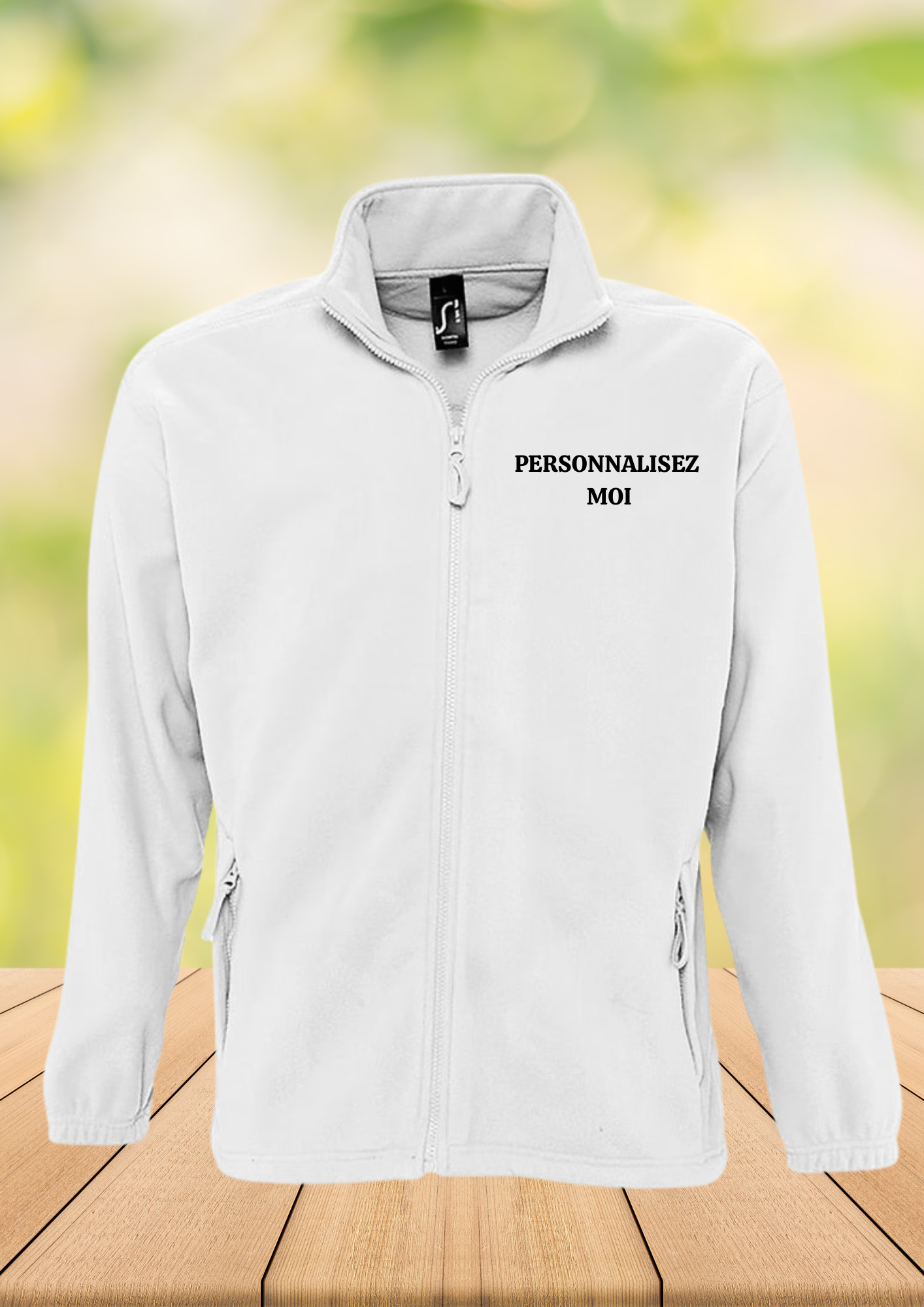 🧥❄️ Veste Polaire Homme – 300 g/m² – Chaude, Confortable & Personnalisable