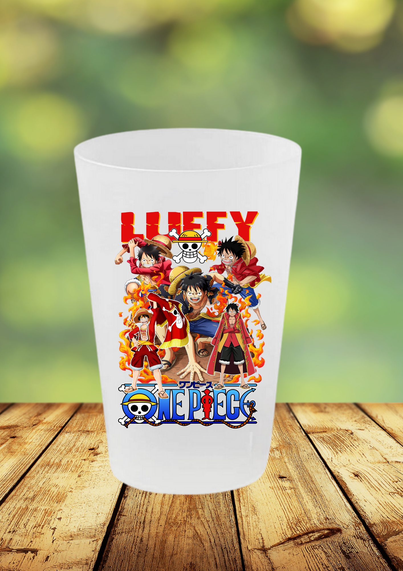 Gobelet One Piece – Impression DTF UV – 136 modèles au choix