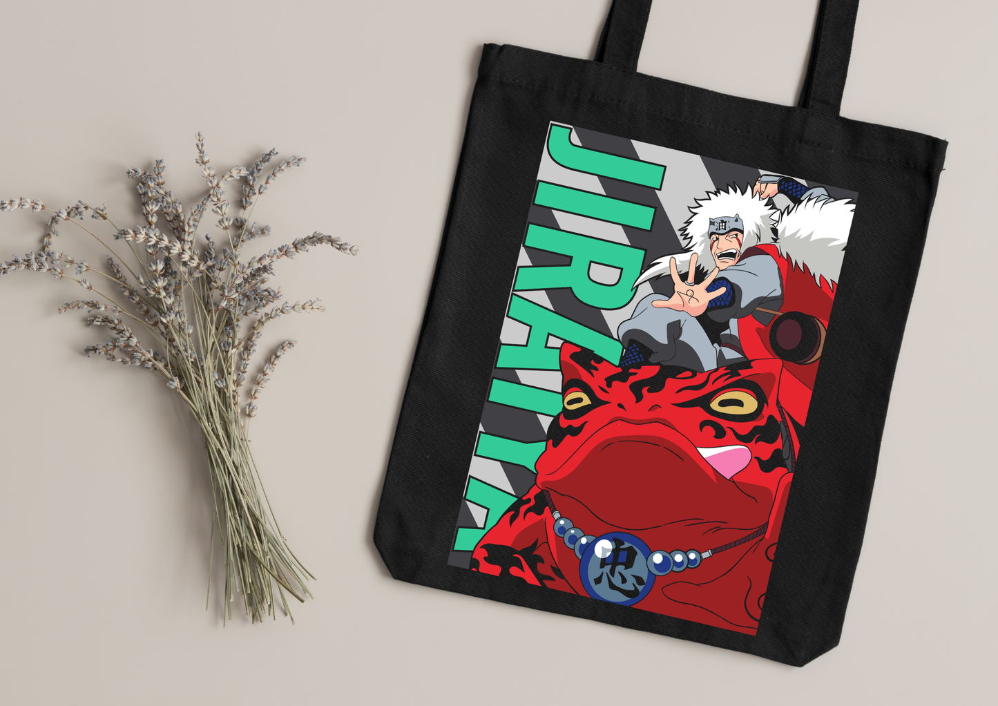 Tote Bag Anime – 104 modèles au choix – Noir