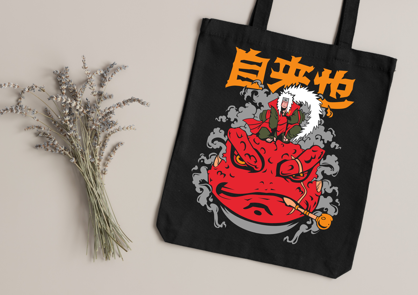 Tote Bag Anime – 104 modèles au choix – Noir