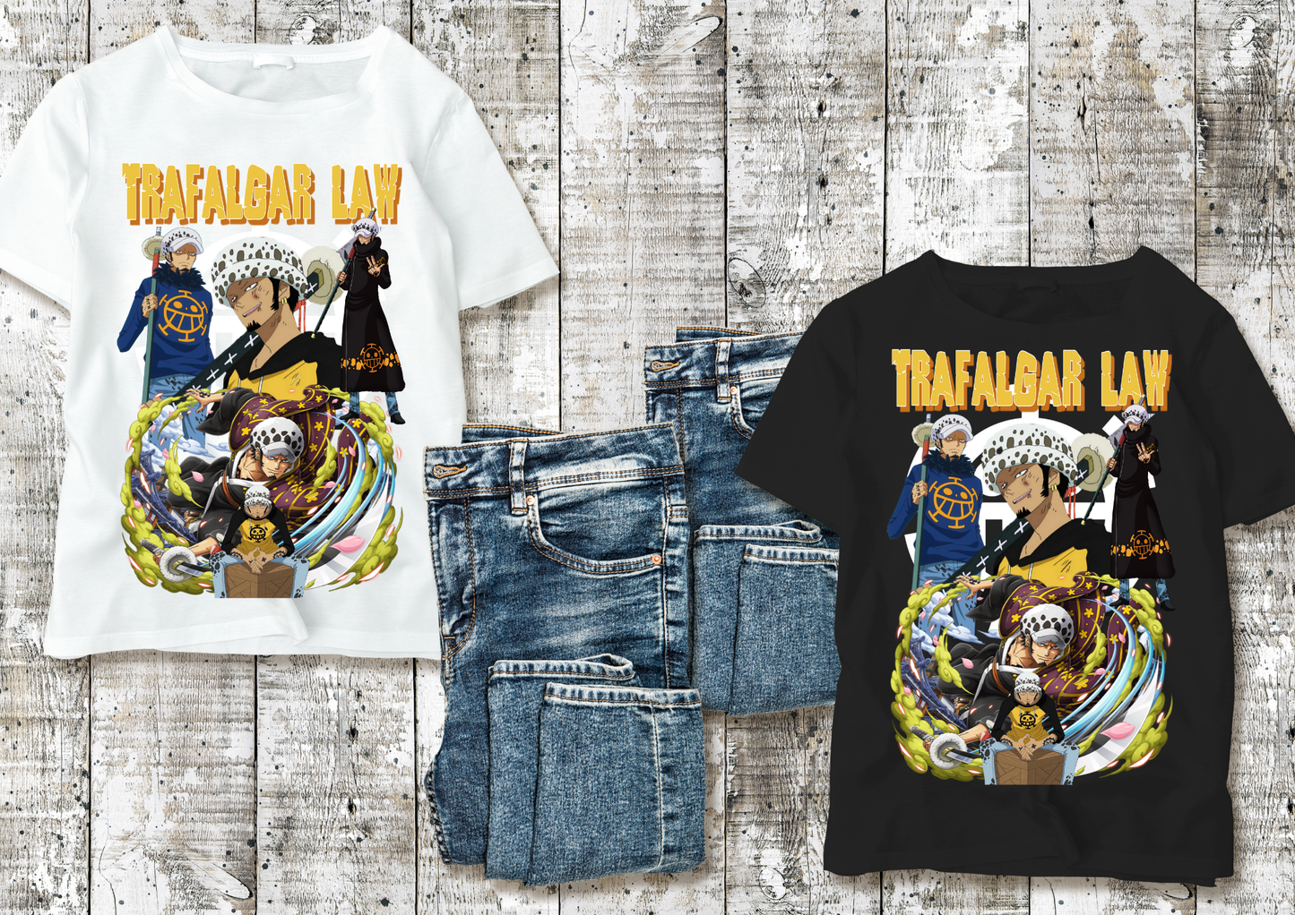 T-shirt One Piece 10 Modèles