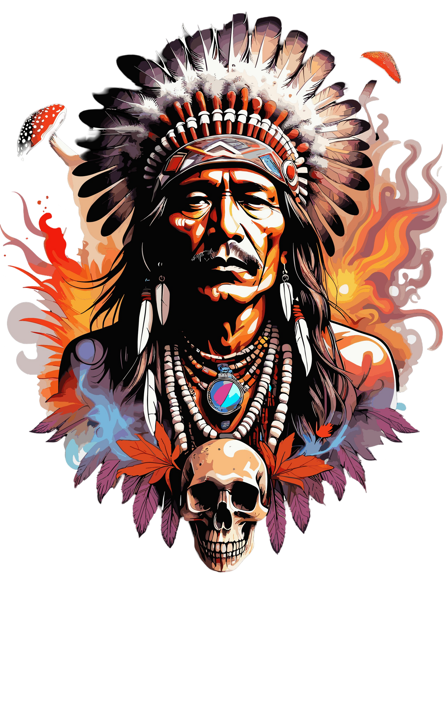 Psychedelic Designs – Fichier PNG Haute Qualité – 100 modèles au choix