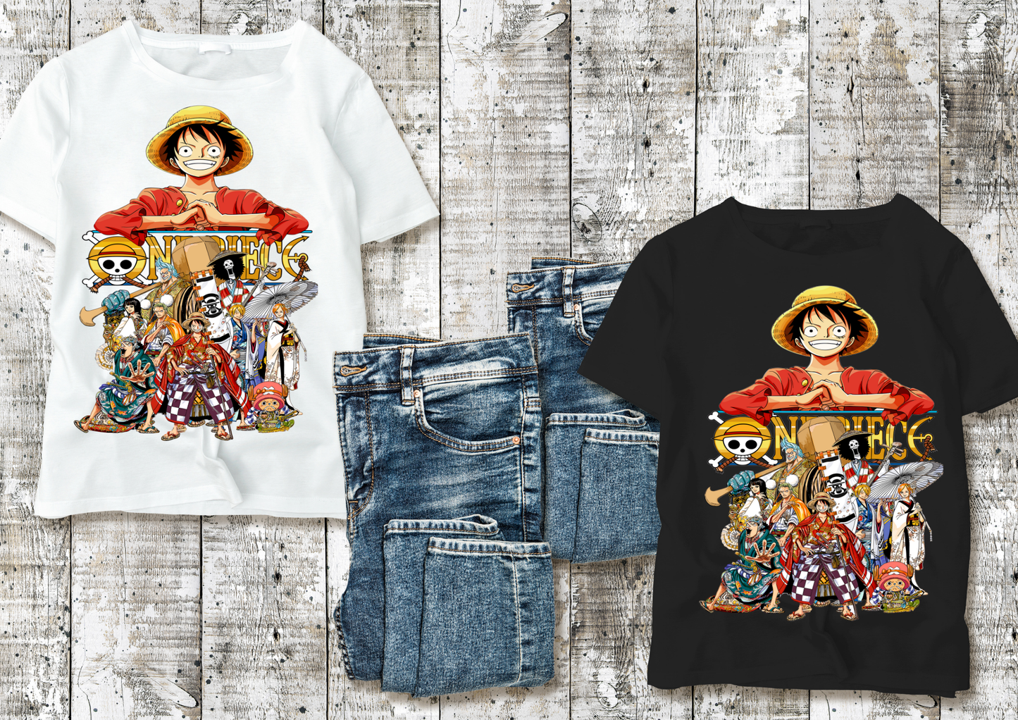 T-shirt One Piece 10 Modèles