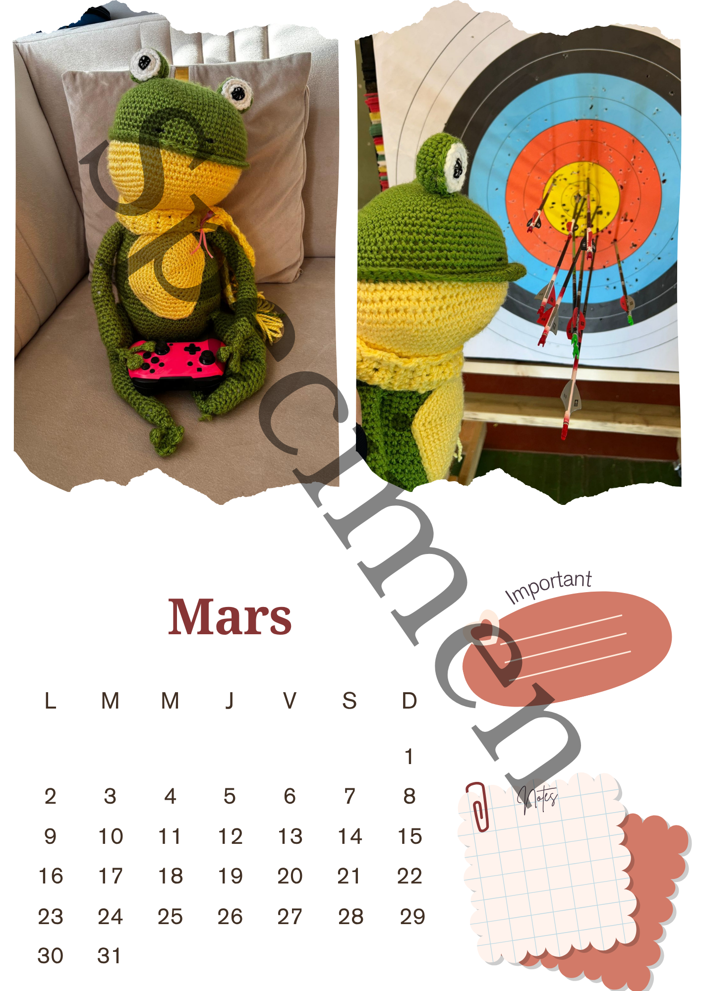 🗓️ Calendrier 2026 “Dame Aline” – L’année pleine d’humour et de bonne humeur !