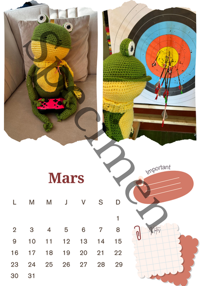 🗓️ Calendrier 2026 “Dame Aline” – L’année pleine d’humour et de bonne humeur !