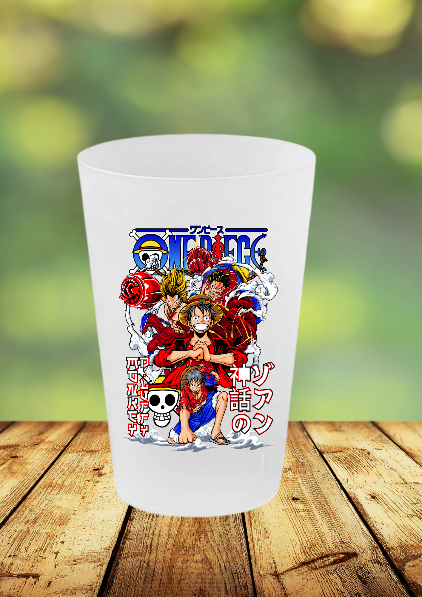 Gobelet One Piece – Impression DTF UV – 136 modèles au choix