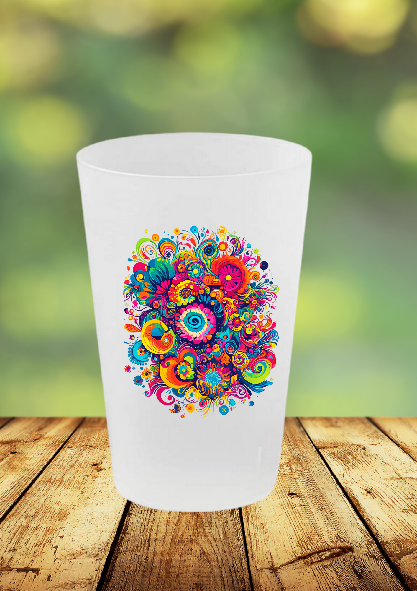 Gobelet Psychedelic Designs – 100 modèles au choix