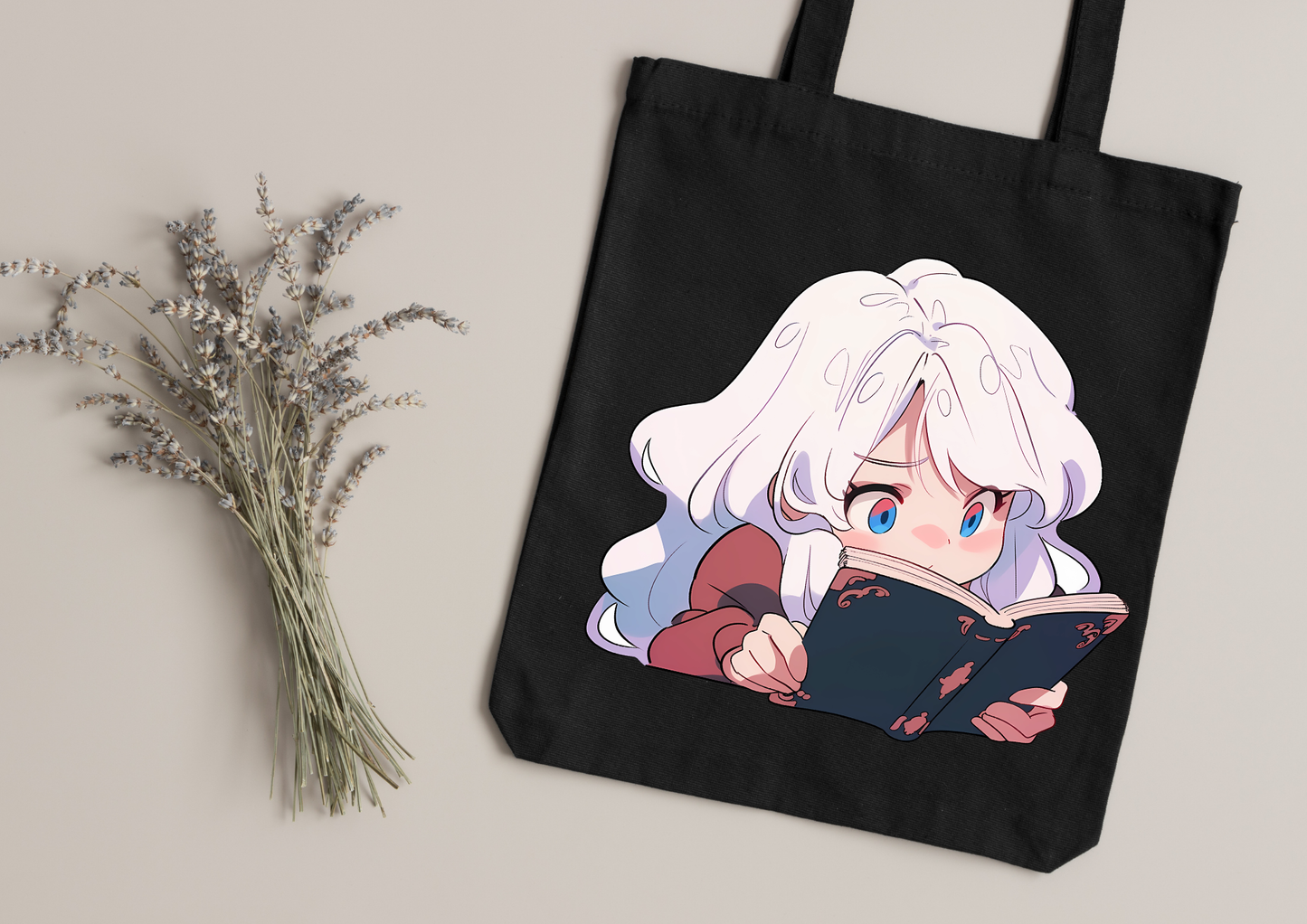 Tote Bag Retro Anime Nostalgia – 61 modèles au choix – Noir ou Blanc