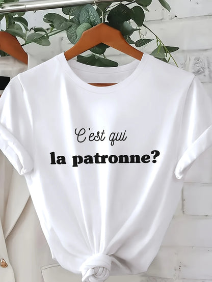 👕 T-shirt "Who's the boss?"