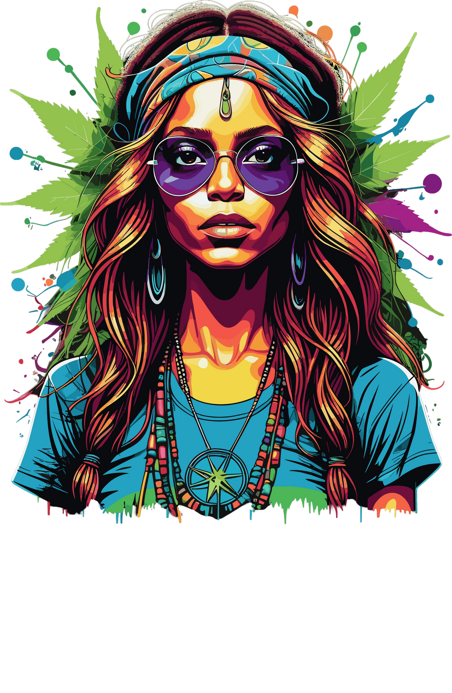 Psychedelic Designs – Fichier PNG Haute Qualité – 100 modèles au choix