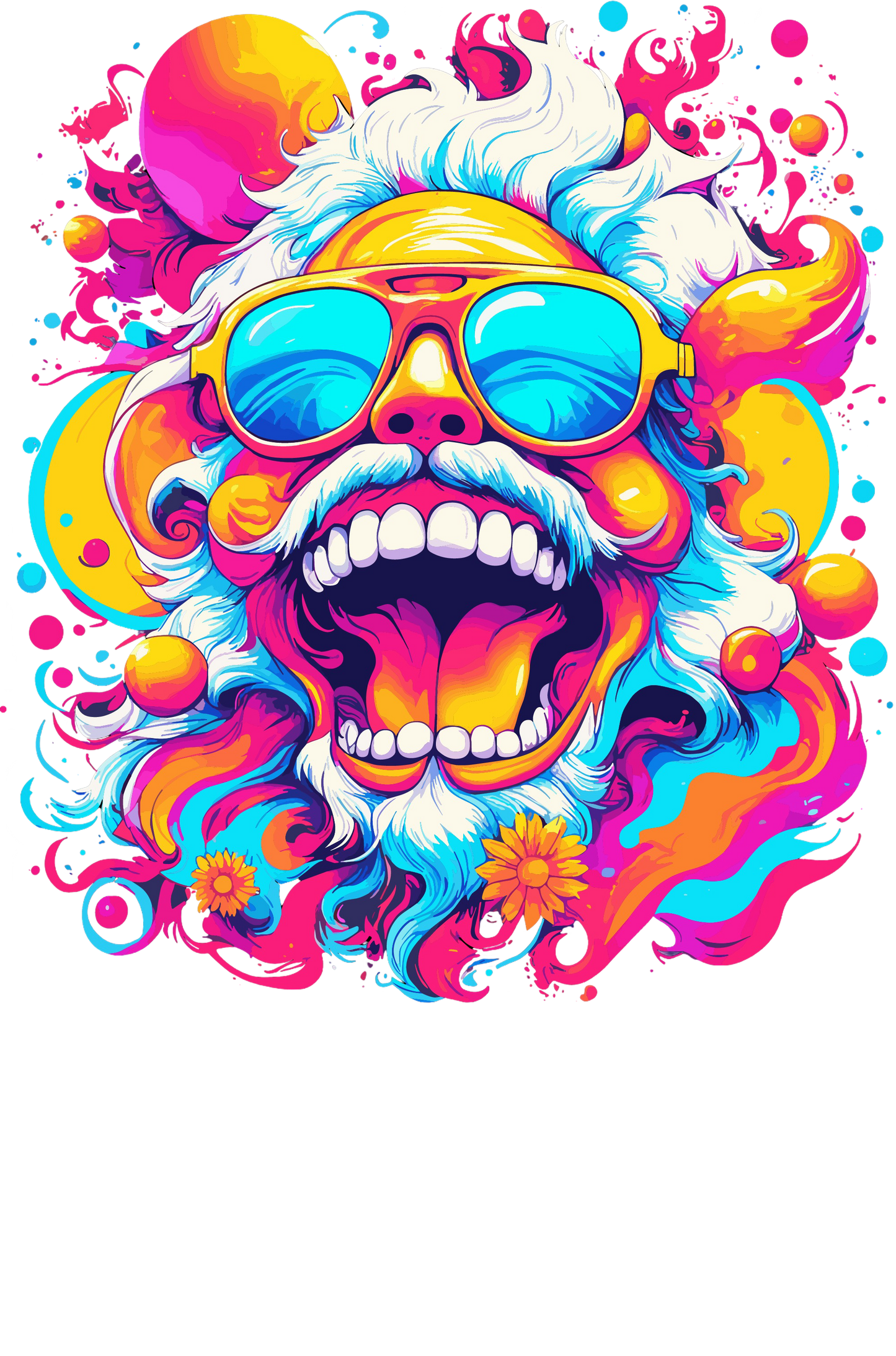 Psychedelic Designs – Fichier PNG Haute Qualité – 100 modèles au choix