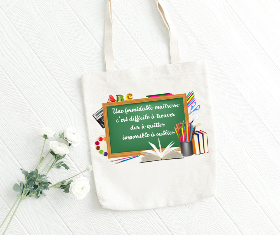 Sac maîtresse – tableau d’école