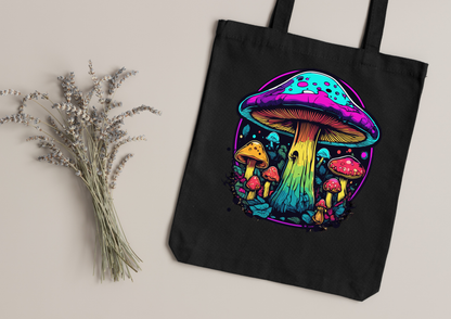 Tote Bag Psychedelic Designs – 100 modèles au choix – Noir ou Blanc