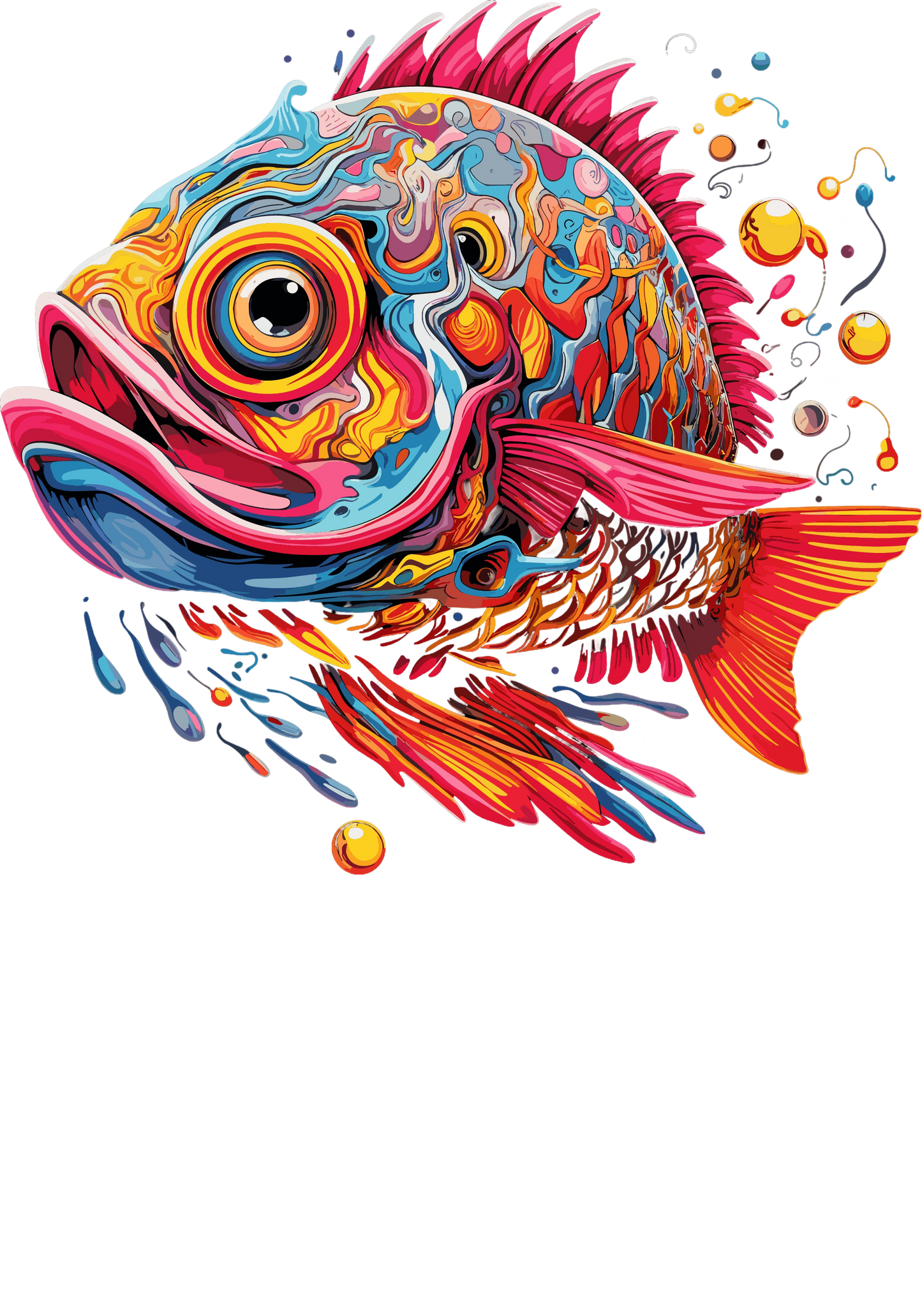 Psychedelic Designs – Fichier PNG Haute Qualité – 100 modèles au choix