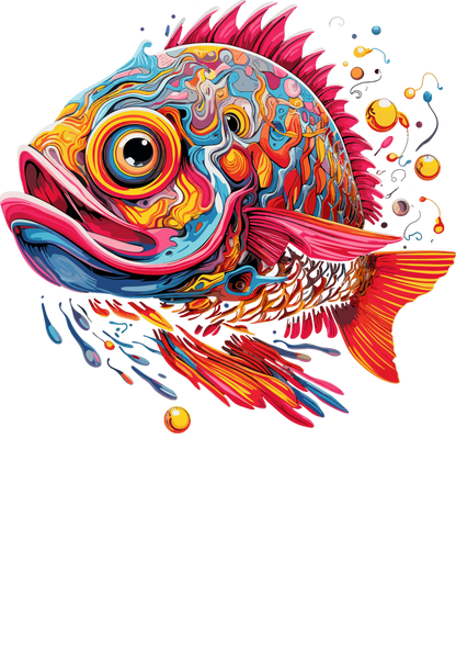 Psychedelic Designs – Fichier PNG Haute Qualité – 100 modèles au choix