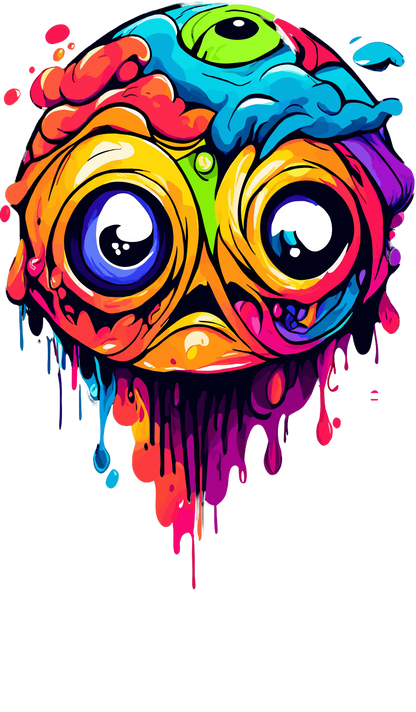Psychedelic Designs – Fichier PNG Haute Qualité – 100 modèles au choix