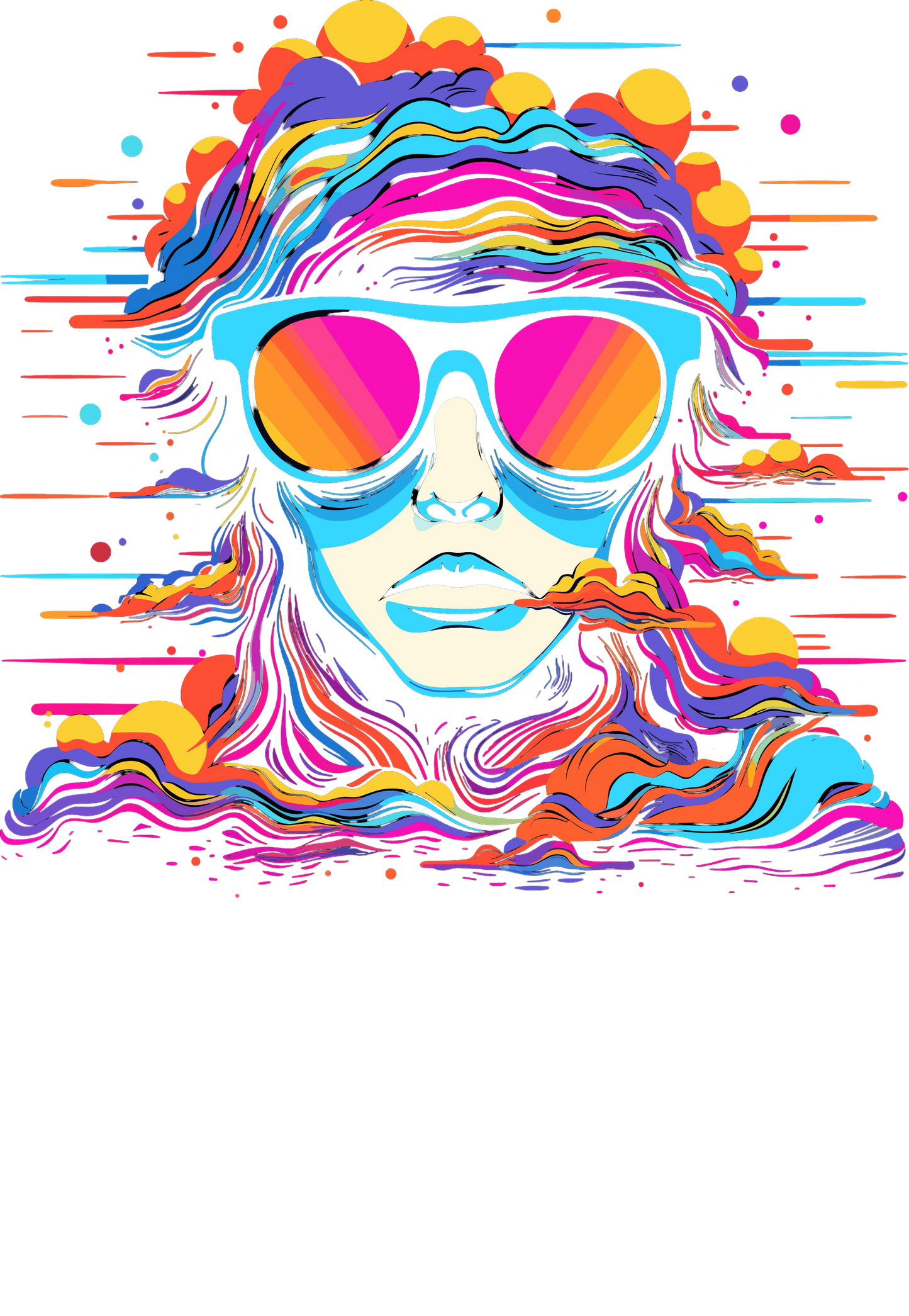 Psychedelic Designs – Fichier PNG Haute Qualité – 100 modèles au choix