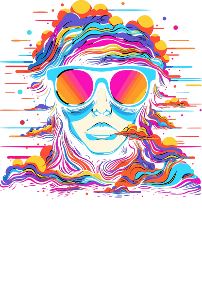 Psychedelic Designs – Fichier PNG Haute Qualité – 100 modèles au choix