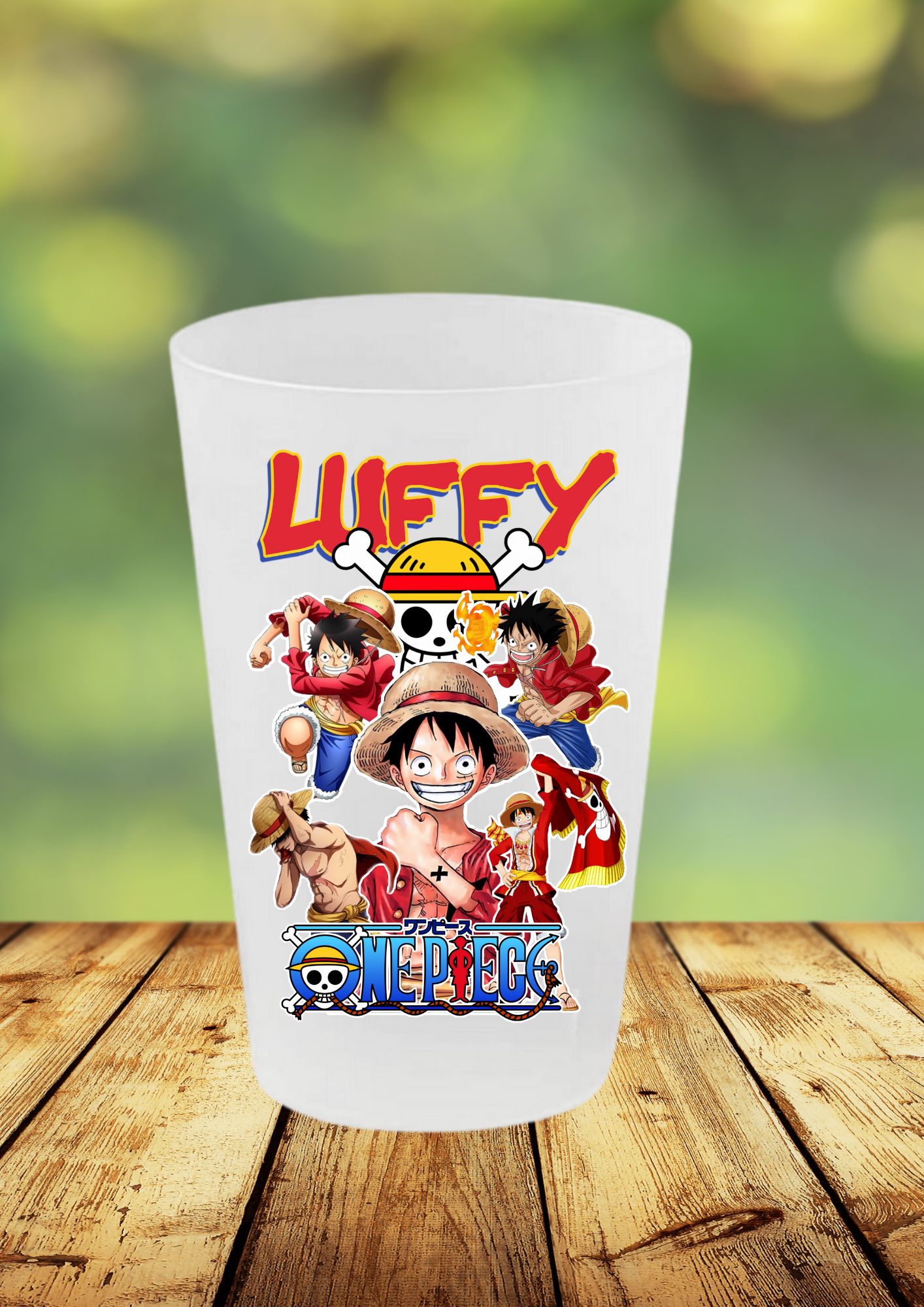 Gobelet One Piece – Impression DTF UV – 136 modèles au choix