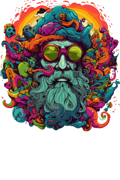Psychedelic Designs – Fichier PNG Haute Qualité – 100 modèles au choix
