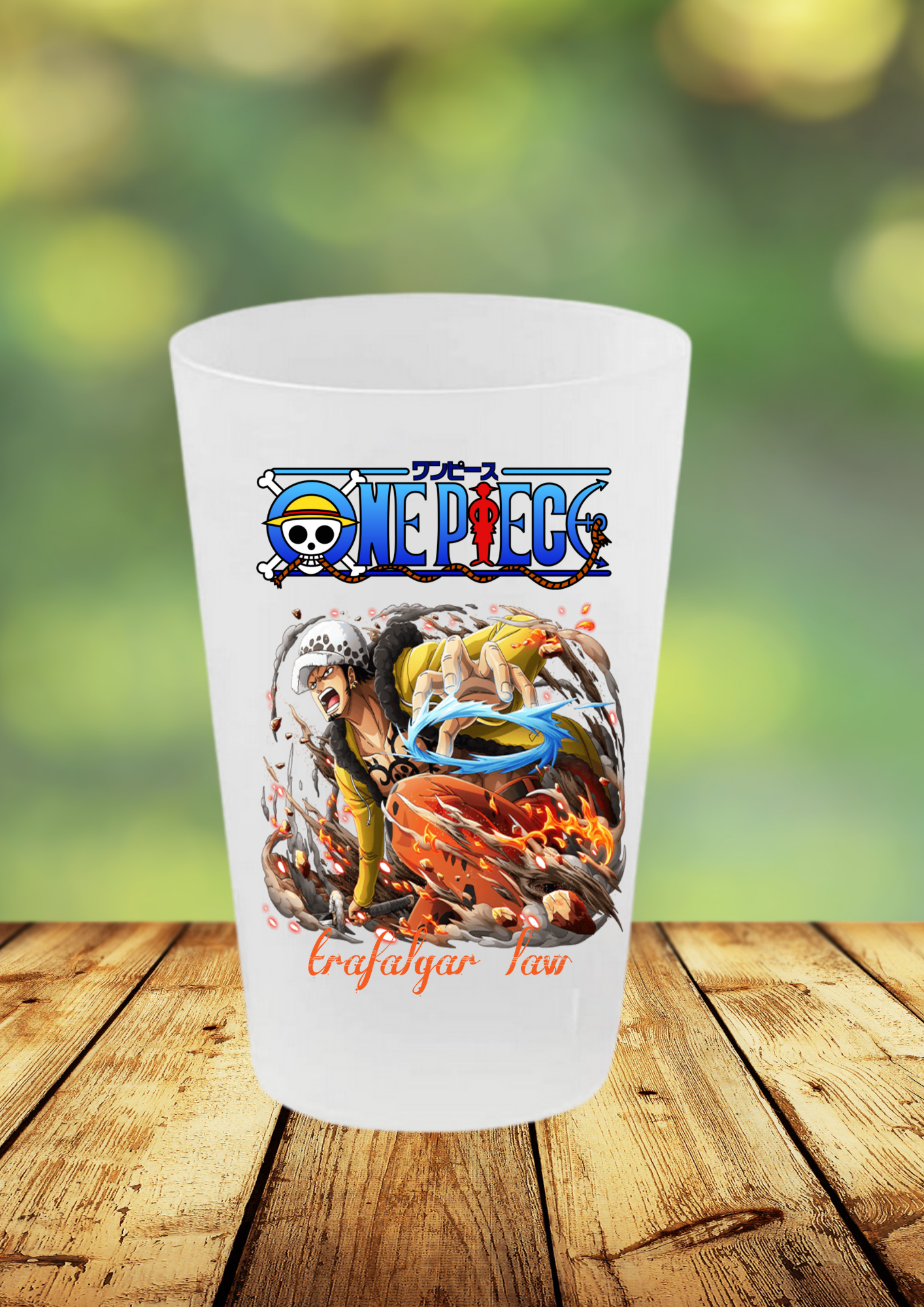 Gobelet One Piece – Impression DTF UV – 136 modèles au choix