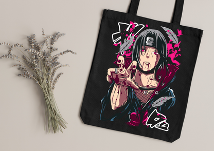 Tote Bag Anime – 104 modèles au choix – Noir