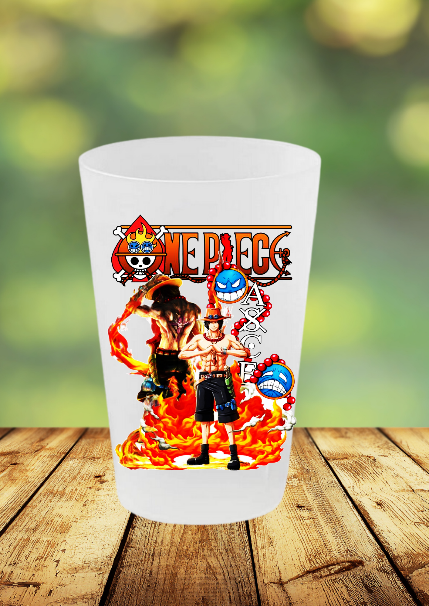 Gobelet One Piece – Impression DTF UV – 136 modèles au choix