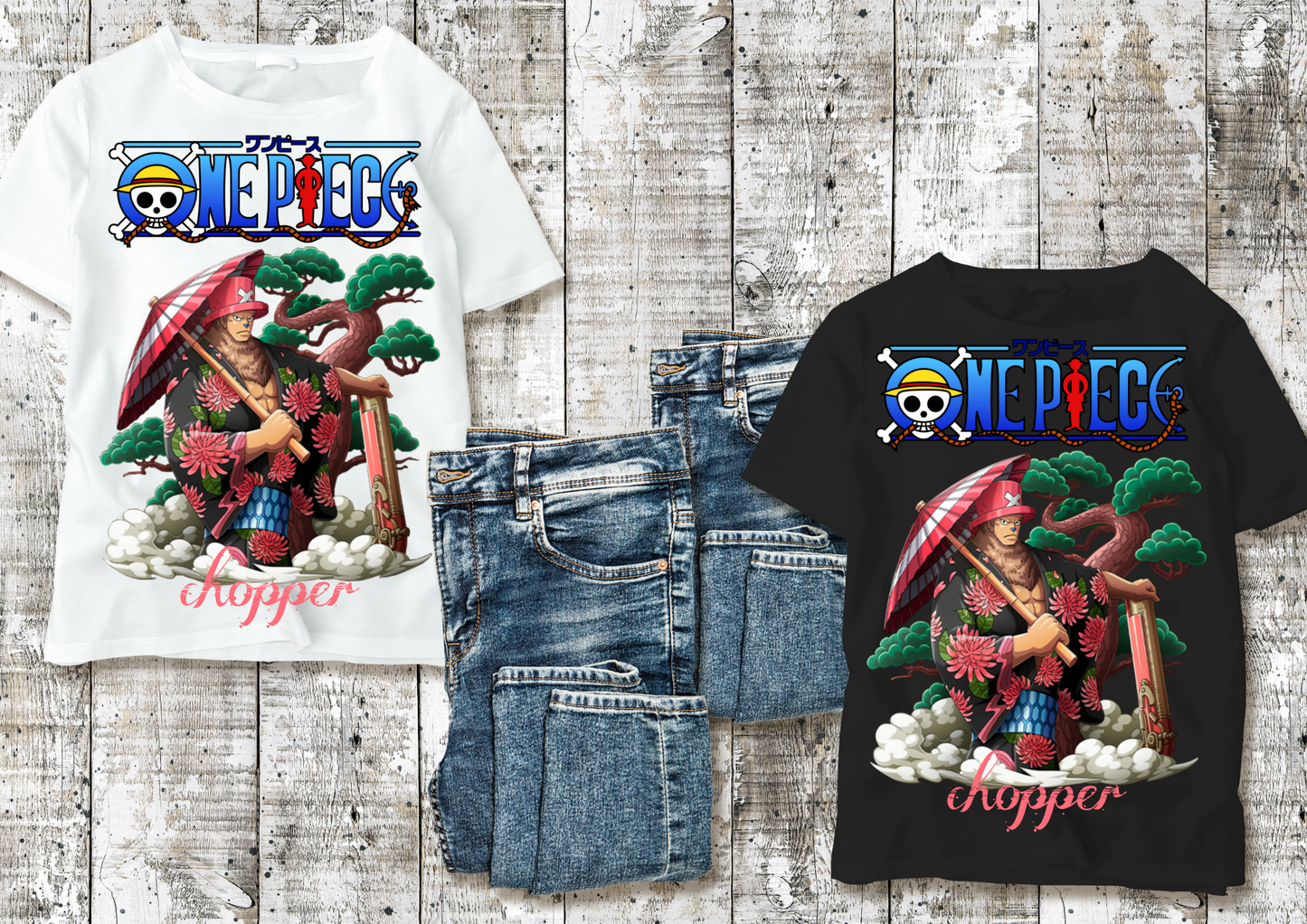 T-shirt One Piece 10 Modèles