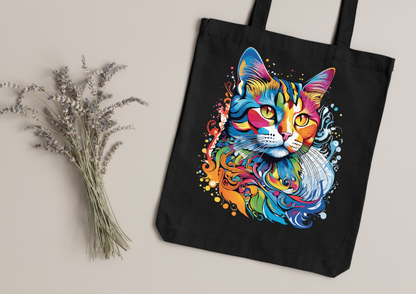 Tote Bag Psychedelic Designs – 100 modèles au choix – Noir ou Blanc
