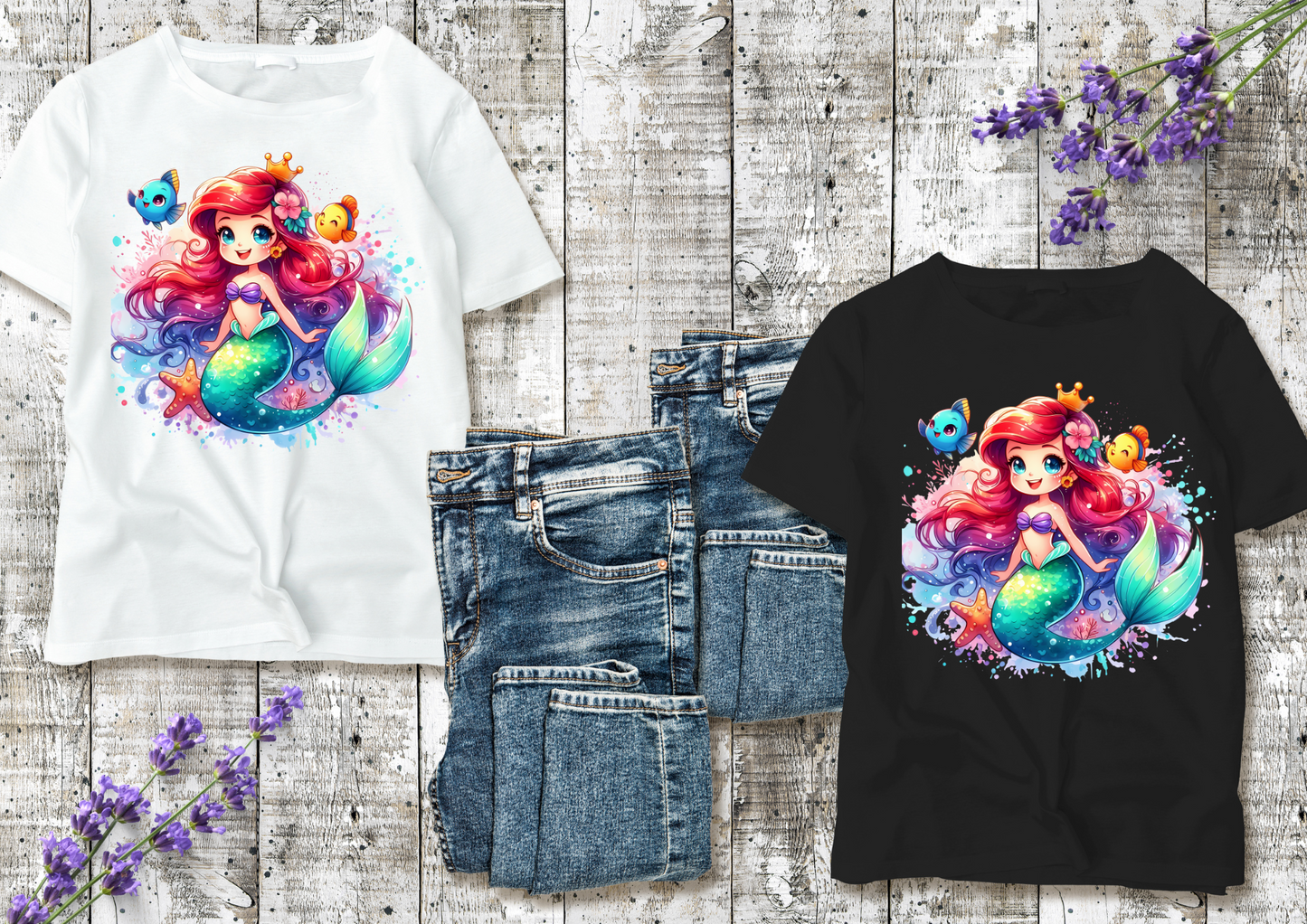 T-shirt enfant  Ariel  La Petite Sirène