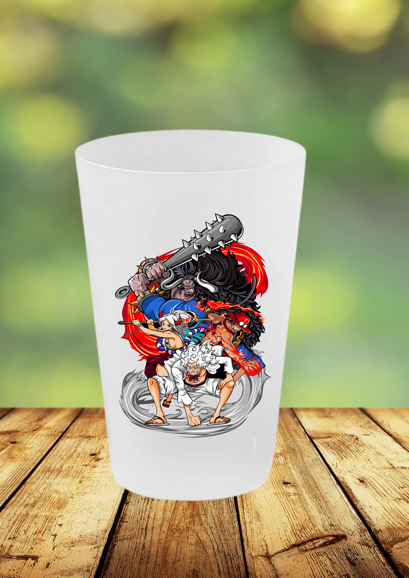 Gobelet One Piece – Impression DTF UV – 136 modèles au choix