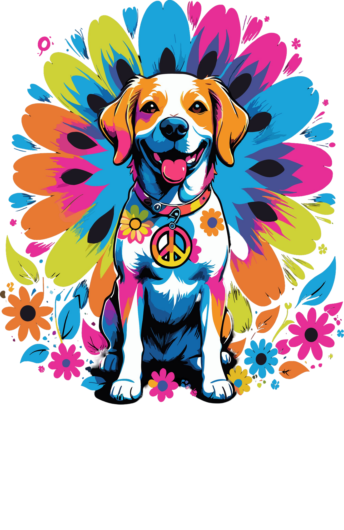 Psychedelic Designs – Fichier PNG Haute Qualité – 100 modèles au choix